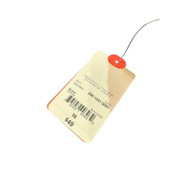 St John's Bay Ruffle Skort Swim Skirt Athletic Black Size 16 - Picture 4 of 5